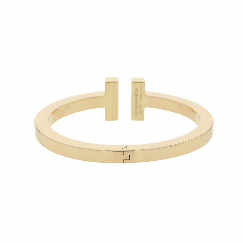 ティファニー ブレスレット Tスクエア パヴェ ダイヤモンド スモール ダイヤ 計0.74ct K18YGイエローゴールド 60153367