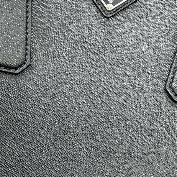 プラダ トートバッグ トライアングルロゴ サフィアーノレザー 2VG039 PRADA 黒