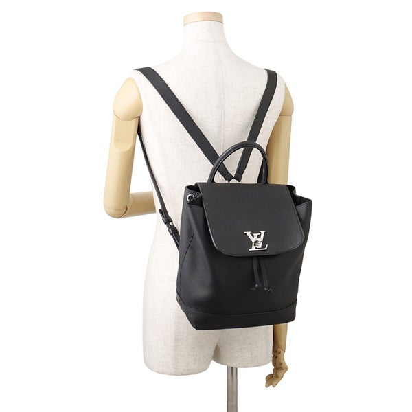 ルイヴィトン リュックサック グレインカーフレザー ロックミー・バックパック M41815  LOUIS VUITTON 黒 ブラック バッグ