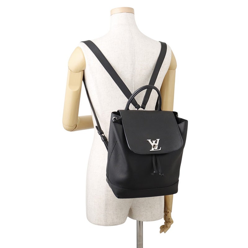 ルイヴィトン リュックサック グレインカーフレザー ロックミー・バックパック M41815  LOUIS VUITTON 黒 ブラック バッグ