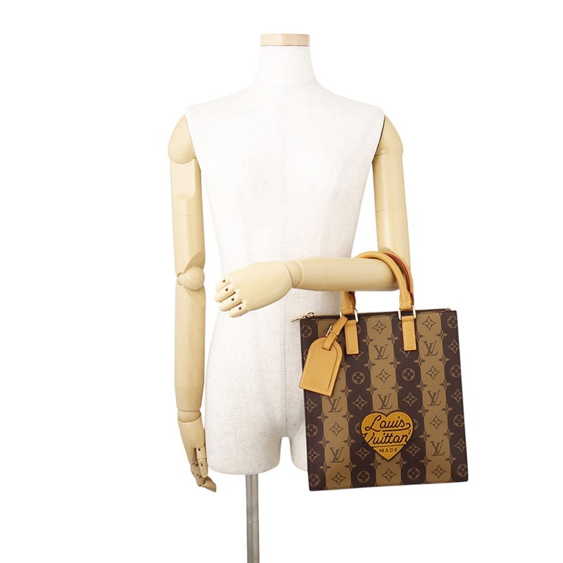 ルイヴィトン ハンドバッグ モノグラム・ストライプ サックプラ・メッセンジャー M45969 LOUIS VUITTON 2way NIGOコラボ