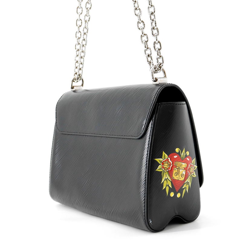 ルイヴィトン チェーンショルダーバッグ エピ ツイストMM M52897 LOUIS VUITTON 黒 ブラック