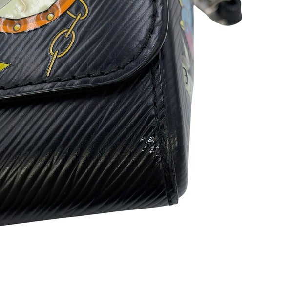 ルイヴィトン チェーンショルダーバッグ エピ ツイストMM M52897 LOUIS VUITTON 黒 ブラック