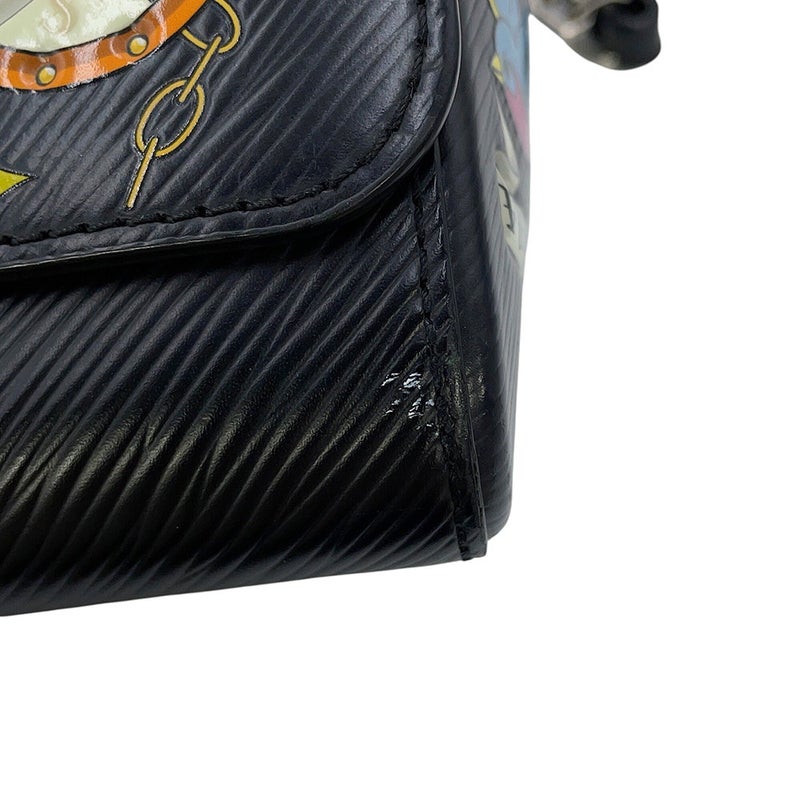 ルイヴィトン チェーンショルダーバッグ エピ ツイストMM M52897 LOUIS VUITTON 黒 ブラック