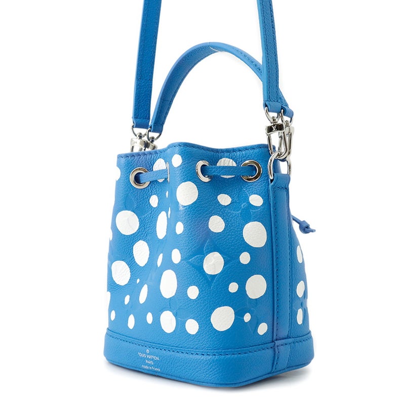 ルイヴィトン ハンドバッグ モノグラム・アンプラント LV×YK ナノ・ノエ M81985 2way 草間彌生コラボ セール品
