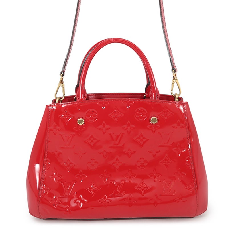ルイヴィトン ハンドバッグ モノグラム・ヴェルニ モンテーニュBB M50172 LOUIS VUITTON 2wayショルダーバッグ