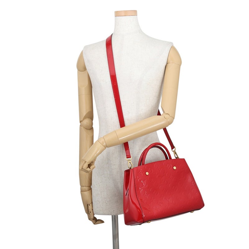 ルイヴィトン ハンドバッグ モノグラム・ヴェルニ モンテーニュBB M50172 LOUIS VUITTON 2wayショルダーバッグ