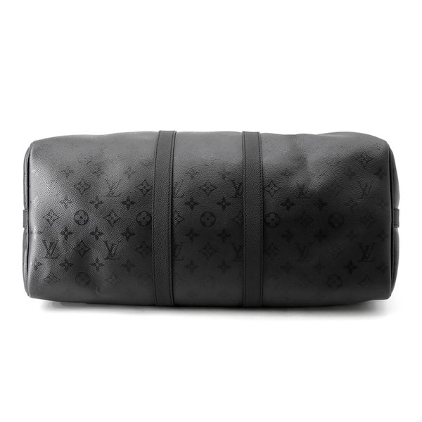 ルイヴィトン ボストンバッグ モノグラム・ミッドナイト キーポル・バンドリエール45 M28403 LOUIS VUITTON 黒 ブラック 2way