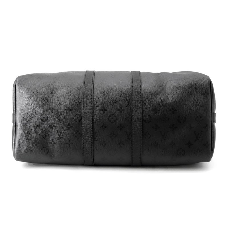 ルイヴィトン ボストンバッグ モノグラム・ミッドナイト キーポル・バンドリエール45 M28403 LOUIS VUITTON 黒 ブラック 2way
