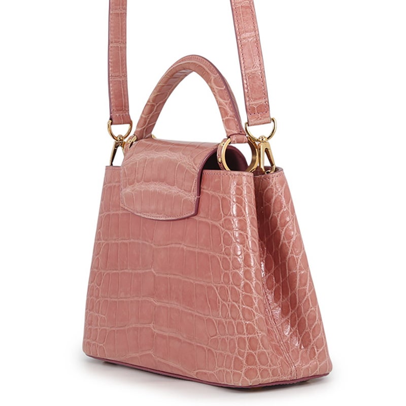 ルイヴィトン ハンドバッグ エキゾチックレザー カプシーヌBB クロコダイル LOUIS VUITTON N92679 2wayショルダー