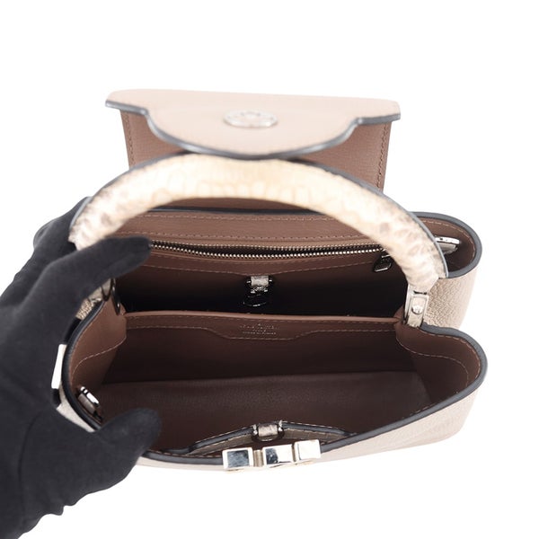 ルイヴィトン ハンドバッグ トリヨンレザー エキゾチックレザー カプシーヌ BB LOUIS VUITTON ヴィトン バッグ 2way