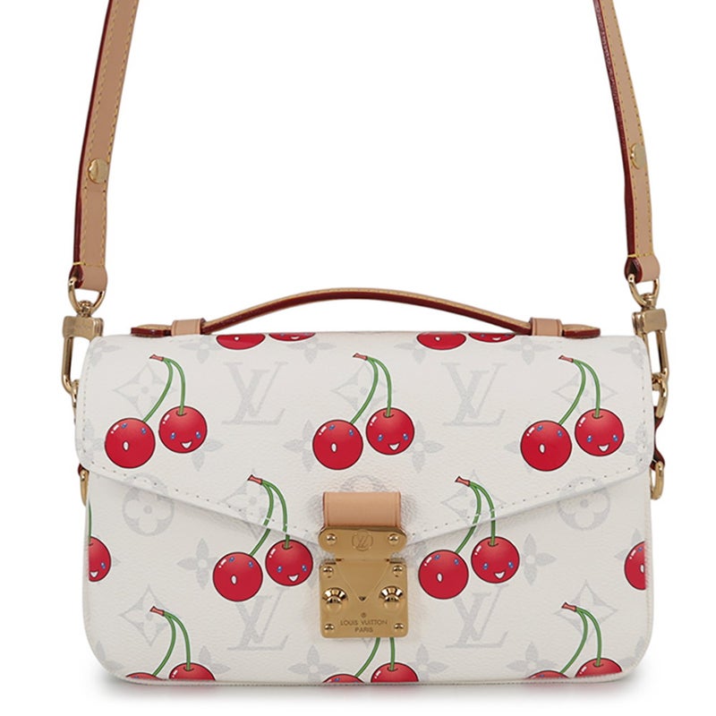 ルイヴィトン ショルダーバッグ モノグラム・チェリー LV×TM ポシェット・メティス EW M14231  2way 村上隆