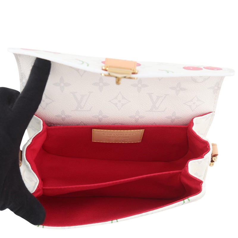 ルイヴィトン ショルダーバッグ モノグラム・チェリー LV×TM ポシェット・メティス EW M14231  2way 村上隆