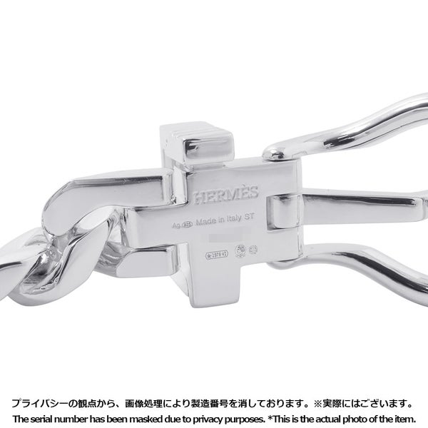 エルメス ブレスレット ブックルセリエ 2025 GM SV925シルバーサイズST  HERMES ジュエリー