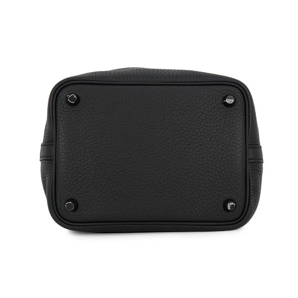 エルメス ハンドバッグ ピコタンロックPM モノクローム ブラック/ブラック金具 トリヨンクレマンス Z刻印 黒