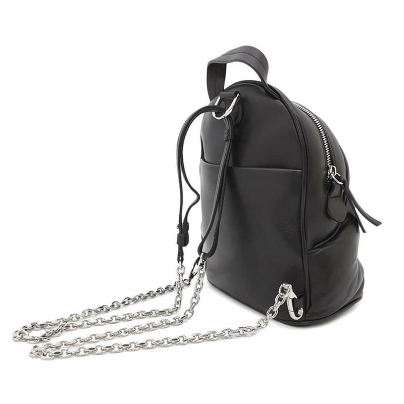 メゾンマルジェラ リュックサック グラムスラム ラムスキン S56WA0014 Maison Margiela ショルダーバッグ 黒 2way