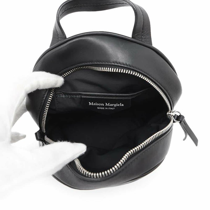 メゾンマルジェラ リュックサック グラムスラム ラムスキン S56WA0014 Maison Margiela ショルダーバッグ 黒 2way