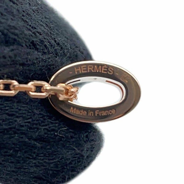 エルメス ネックレス ミニ・ポップアッシュ ヴェールペパーミント/ピンクゴールド金具 HERMES アクセサリー