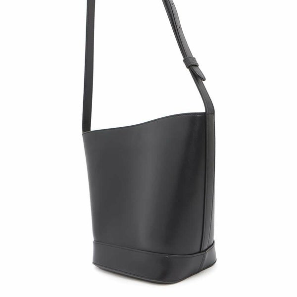 セリーヌ ショルダーバッグ スモール バケット キュイル トリオンフ カーフレザー 198243 CELINE 黒