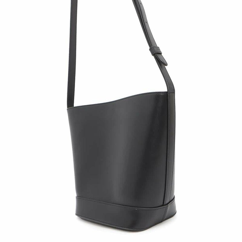 セリーヌ ショルダーバッグ スモール バケット キュイル トリオンフ カーフレザー 198243 CELINE 黒