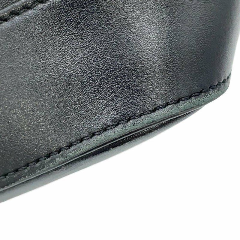 セリーヌ ショルダーバッグ スモール バケット キュイル トリオンフ カーフレザー 198243 CELINE 黒