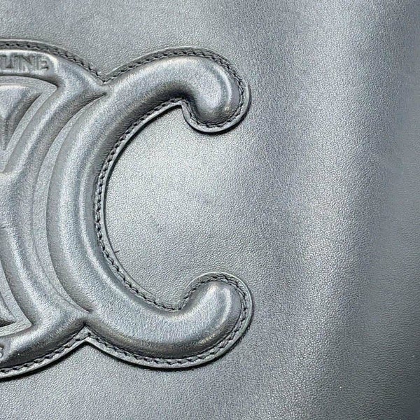 セリーヌ ショルダーバッグ スモール バケット キュイル トリオンフ カーフレザー 198243 CELINE 黒