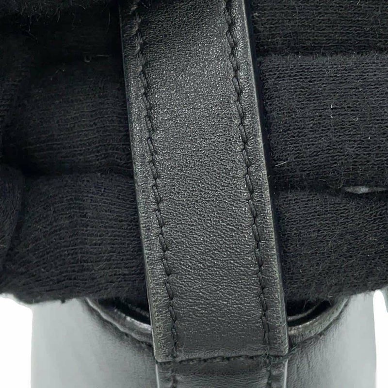 セリーヌ ショルダーバッグ スモール バケット キュイル トリオンフ カーフレザー 198243 CELINE 黒