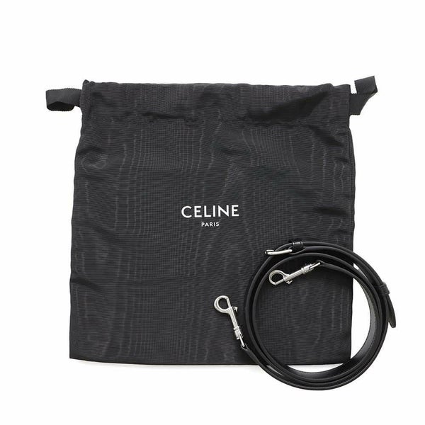 セリーヌ ショルダーバッグ トリオンフ スモール メッセンジャー PVC/レザー 113942 CELINE 黒