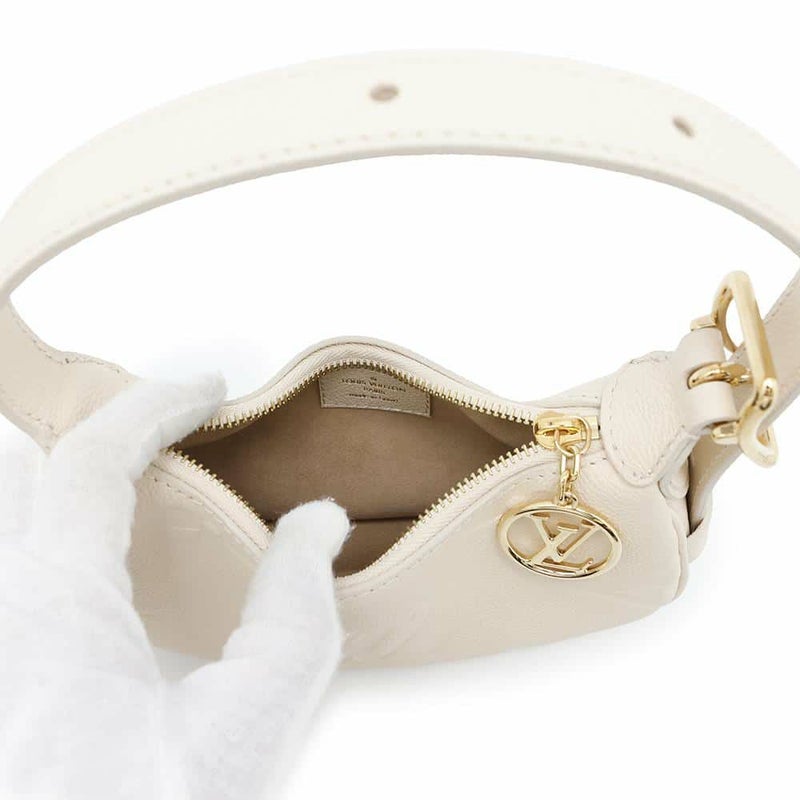 ルイヴィトン ハンドバッグ モノグラム・アンプラント ミニムーン M82519 LOUIS VUITTON アイボリー