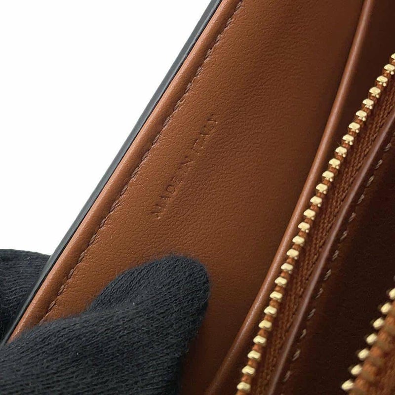 セリーヌ ハンドバッグ トリオンフ ティーン ニノ PVC 118113 CELINE 2way ブラウン