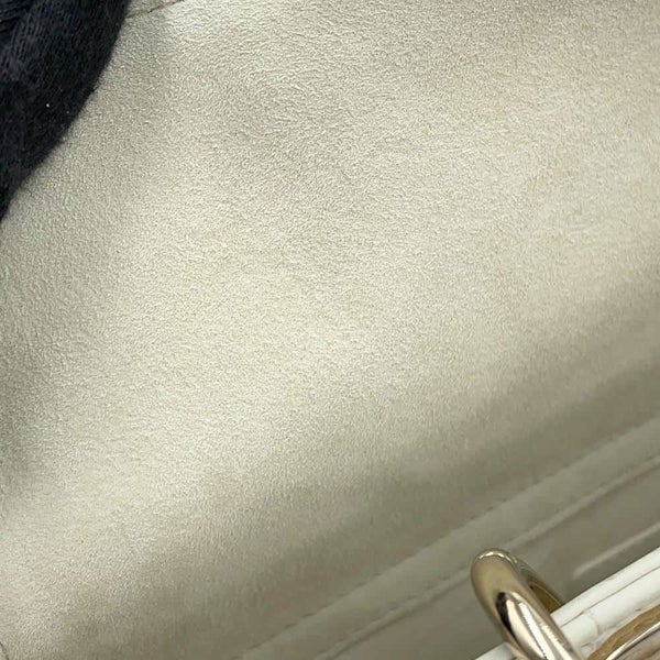 ディオール ハンドバッグ レディ D-JOY カナージュ ミディアム ラムスキン M0540ONGE Christian Dior 2way 白 ホワイト