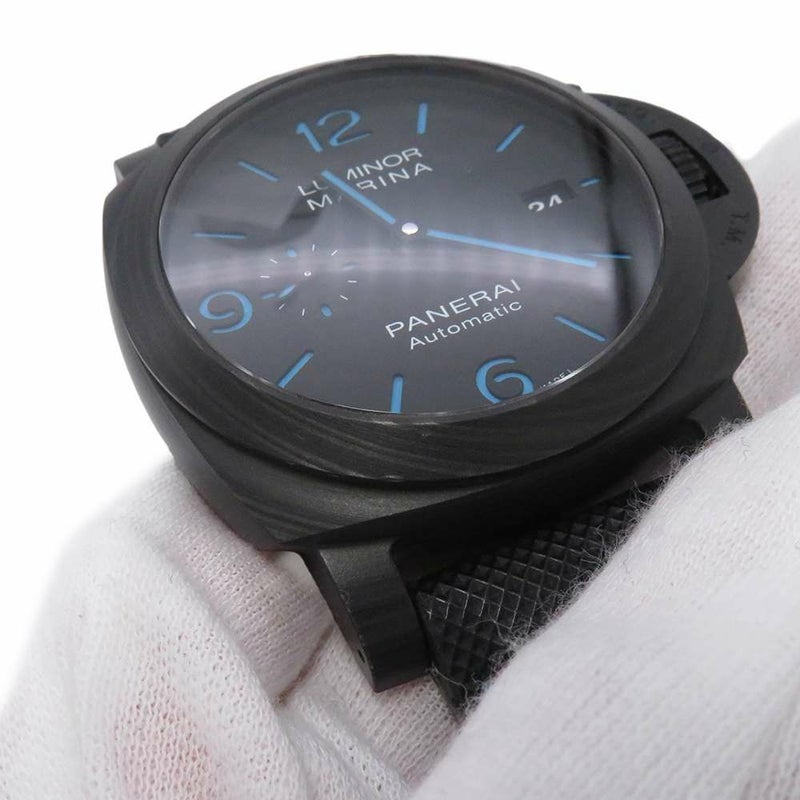 パネライ ルミノール マリーナ カーボテック W番 PAM01661 PANERAI 腕時計 黒文字盤