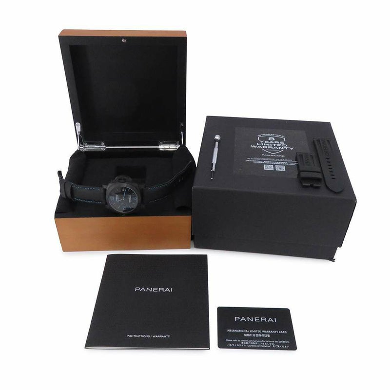 パネライ ルミノール マリーナ カーボテック W番 PAM01661 PANERAI 腕時計 黒文字盤