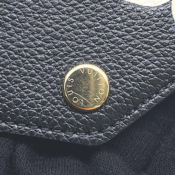 ルイヴィトン チェーンウォレット バイカラー モノグラム・アンプラント ポシェット・フェリシー M80482 黒 ブラック