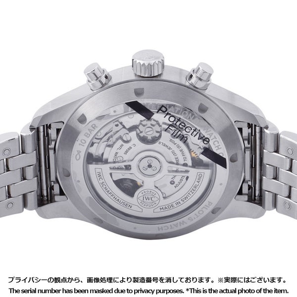 IWC パイロットウォッチ クロノグラフ 43 IW378002 腕時計 黒文字盤