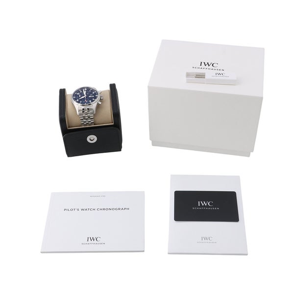 IWC パイロットウォッチ クロノグラフ 43 IW378002 腕時計 黒文字盤