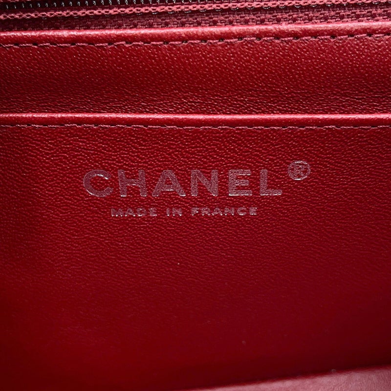 シャネル チェーンショルダーバッグ ミニマトラッセ ココマーク キャビアスキン A35200 CHANEL