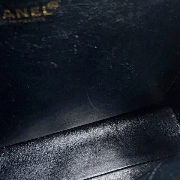 シャネル ハンドバッグ マトラッセ ココマーク キャビアスキン A12397 CHANEL  ハンドルバッグ 黒