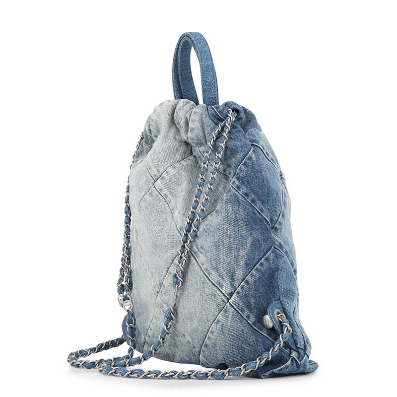 シャネル リュック シャネル22 スモール デニム AS3859 CHANEL バックパック