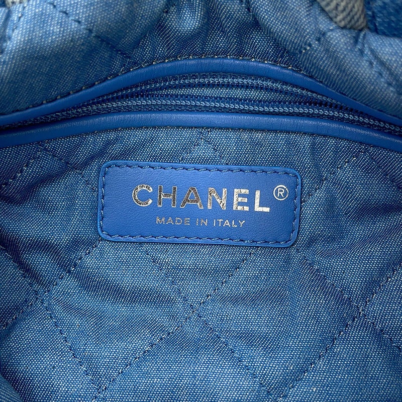 シャネル リュック シャネル22 スモール デニム AS3859 CHANEL バックパック
