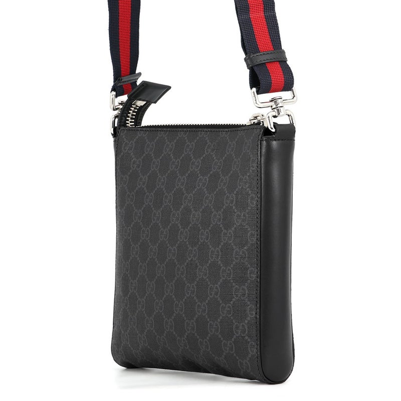 グッチ ショルダーバッグ GGスプリーム スモール メッセンジャーバッグ 523599 GUCCI 黒