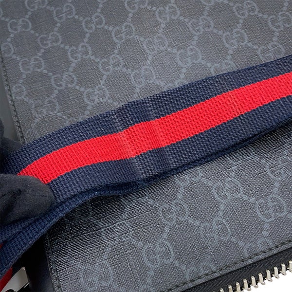 グッチ ショルダーバッグ GGスプリーム スモール メッセンジャーバッグ 523599 GUCCI 黒