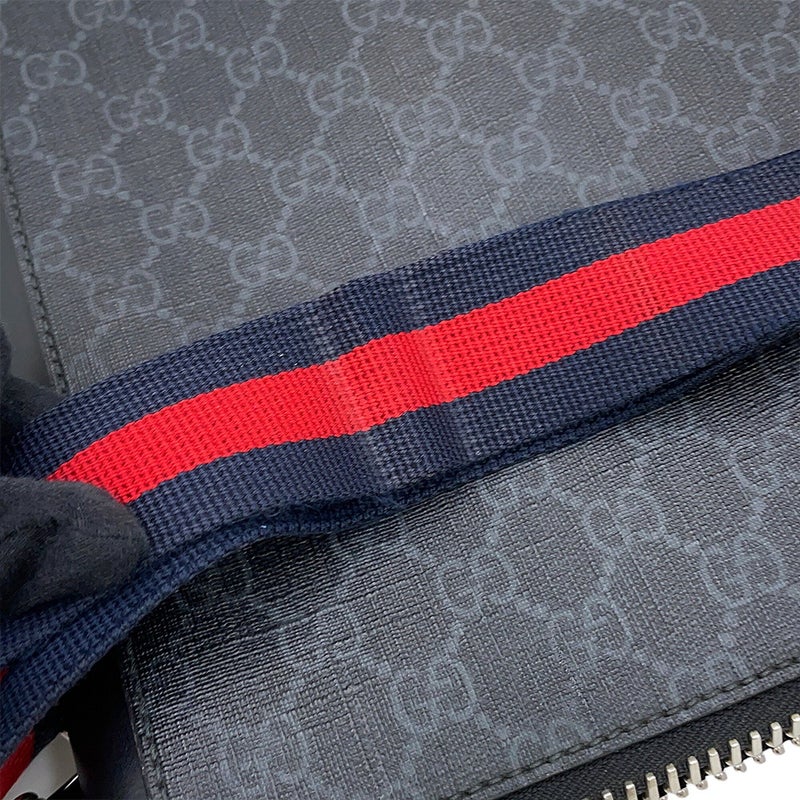 グッチ ショルダーバッグ GGスプリーム スモール メッセンジャーバッグ 523599 GUCCI 黒