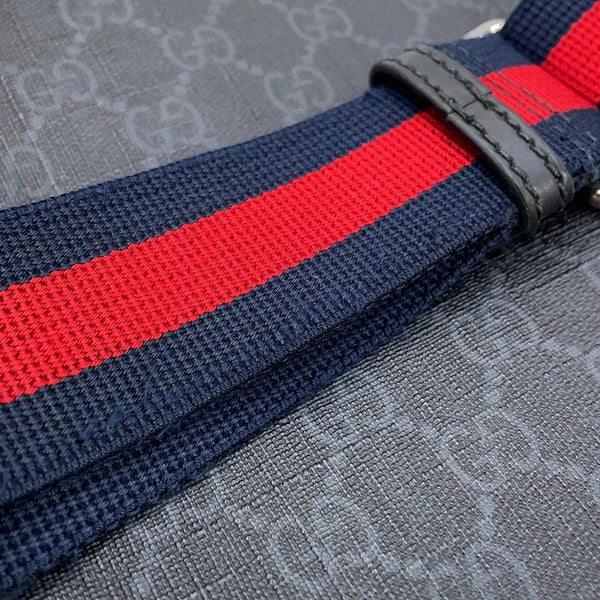 グッチ ショルダーバッグ GGスプリーム スモール メッセンジャーバッグ 523599 GUCCI 黒