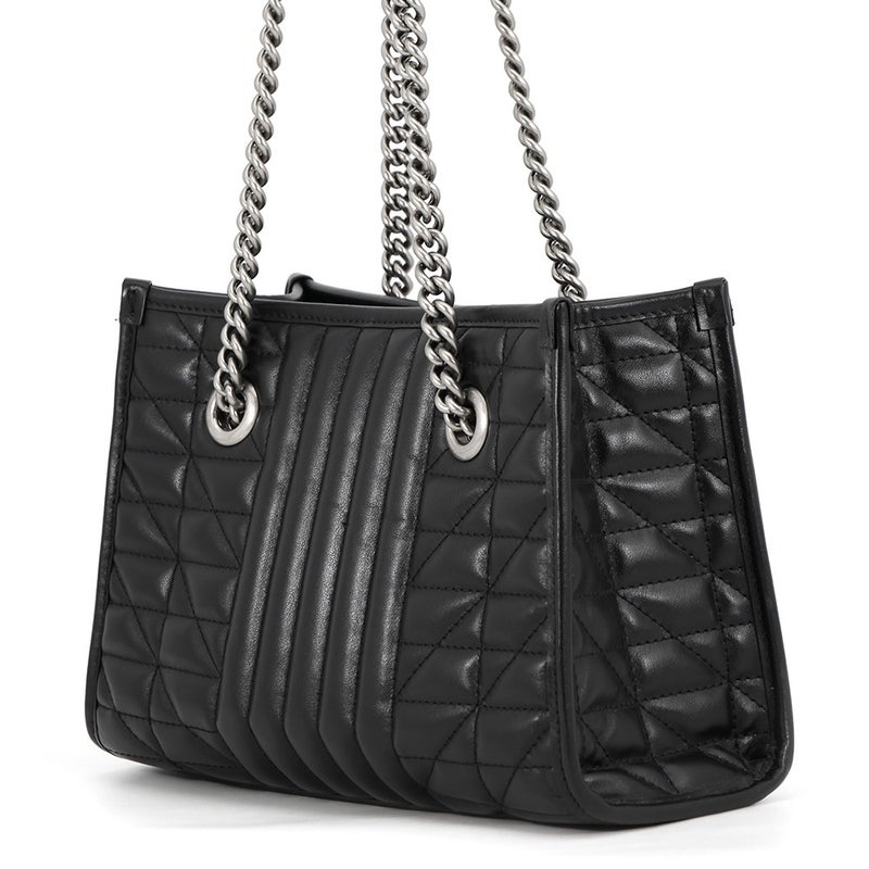 グッチ トートバッグ GGマーモント チェーントート レザー 681483 GUCCI 黒