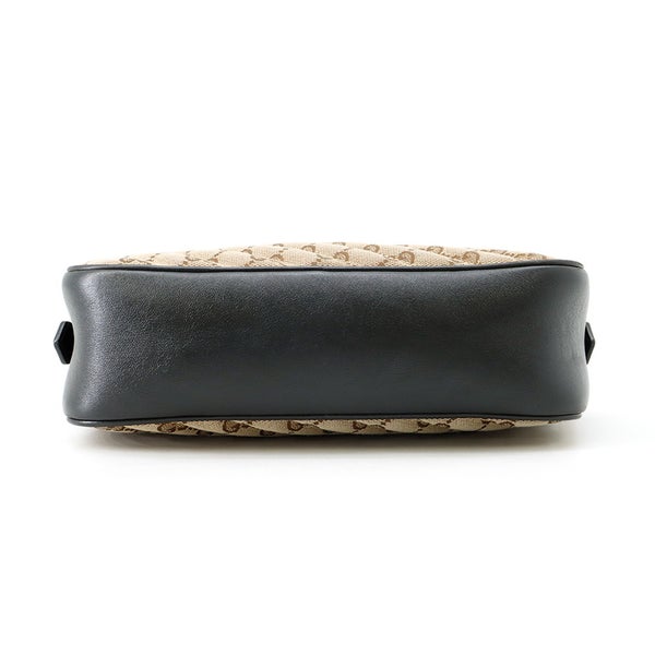 グッチ ショルダーバッグ GGマーモント GGキャンバス/レザー 447632 GUCCI 黒
