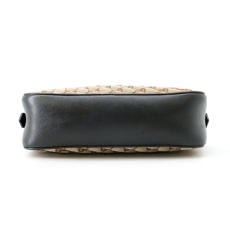 グッチ ショルダーバッグ GGマーモント GGキャンバス/レザー 447632 GUCCI 黒