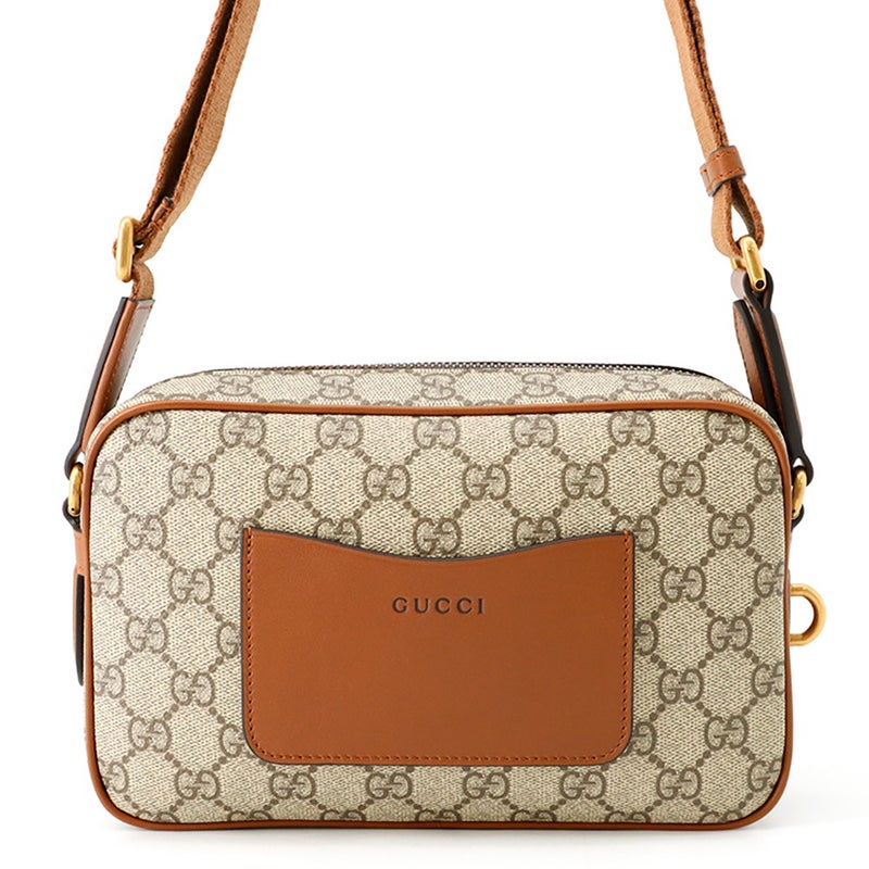 グッチ ショルダーバッグ GGエンブレム PVC レザー 821216 GUCCI