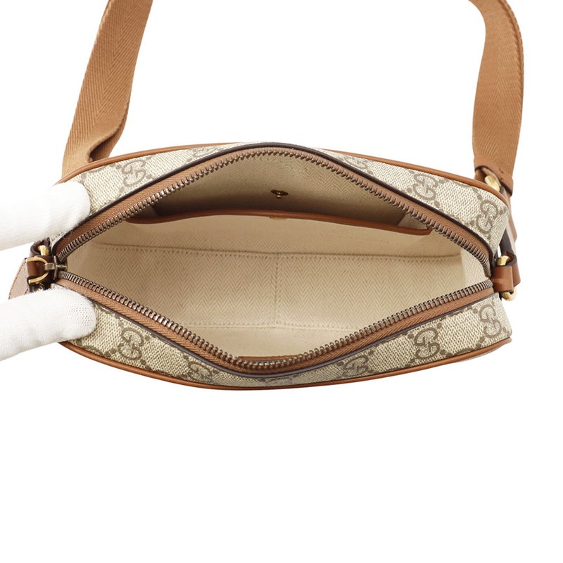 グッチ ショルダーバッグ GGエンブレム PVC レザー 821216 GUCCI