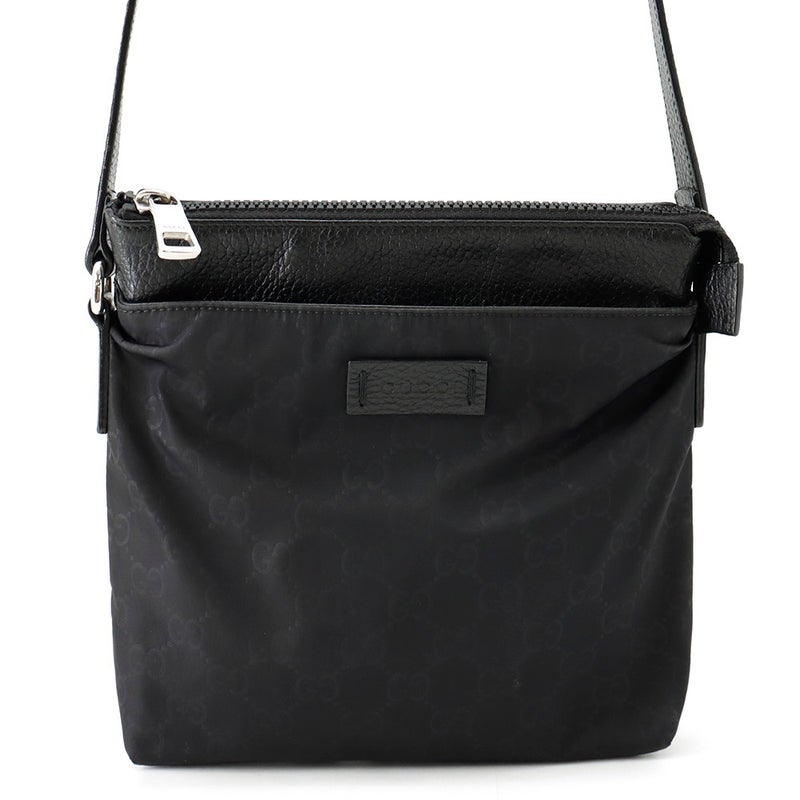 グッチ ショルダーバッグ GG ナイロン 510339 GUCCI バッグ 黒 アウトレット品